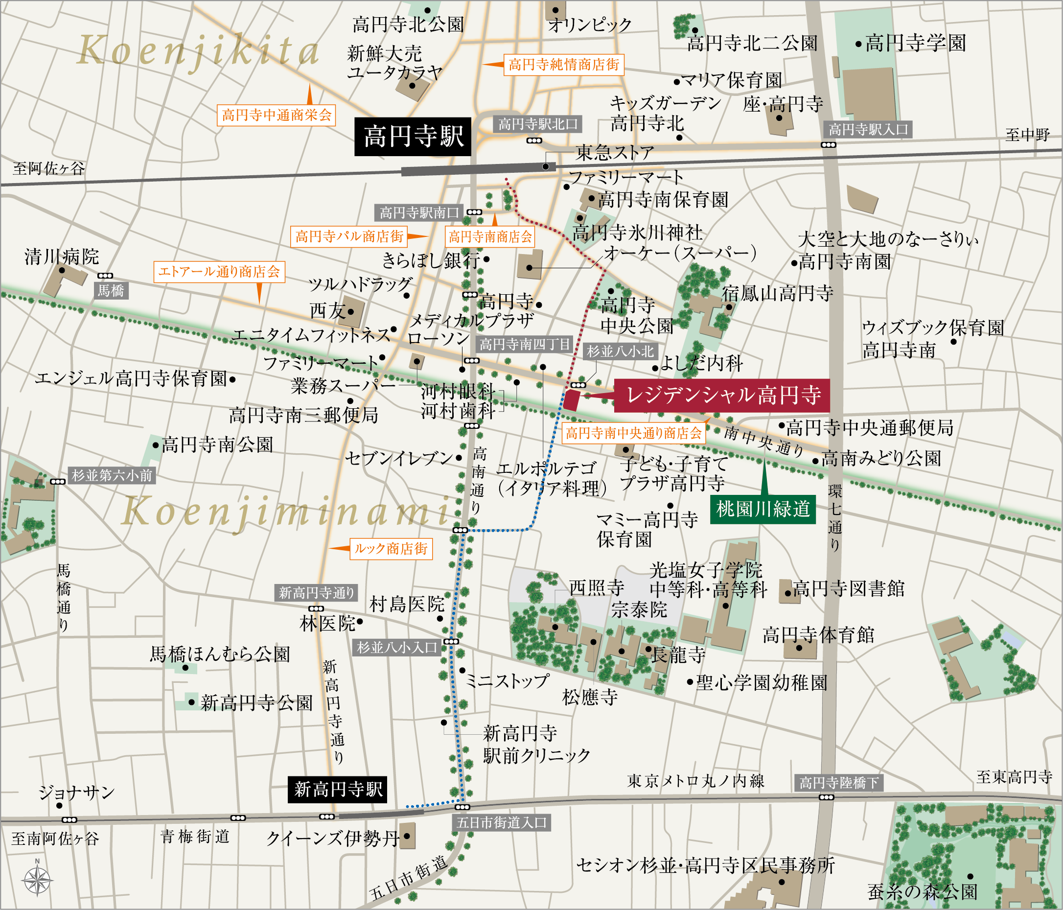 現地案内図